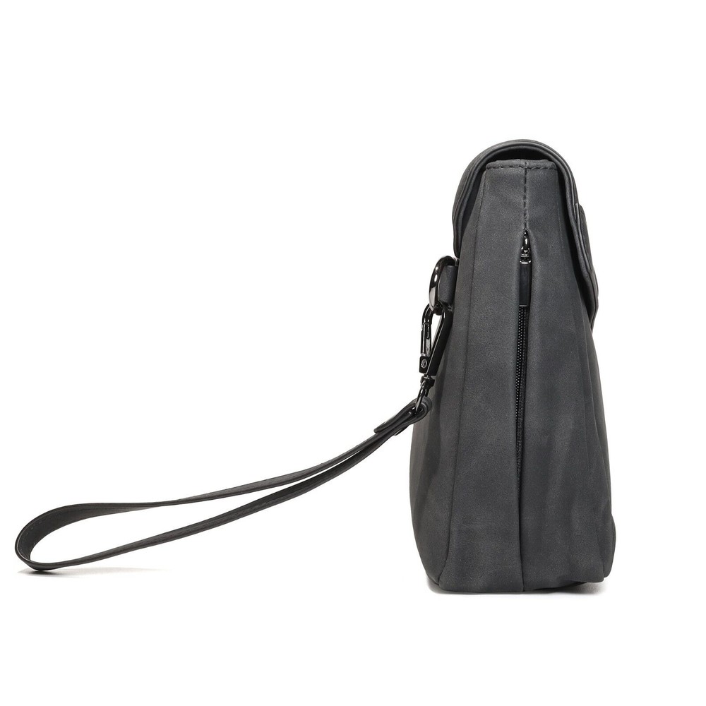 C.A.B. Hidden Flask Black Clutch Purse with Flask Bag and Collapsable Funnel - Picture 8 of 11
